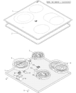 Схема №1 HK64RDOIX (F030149) с изображением Всякое для плиты (духовки) Indesit C00098958