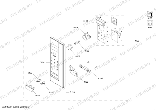 Схема №4 HF24G541 с изображением Кабель для микроволновки Bosch 00645600