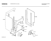 Схема №4 SN37604CN с изображением Передняя панель для посудомоечной машины Siemens 00282856
