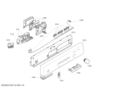 Схема №6 SGIVGE3FF с изображением Передняя панель для посудомойки Bosch 00447725
