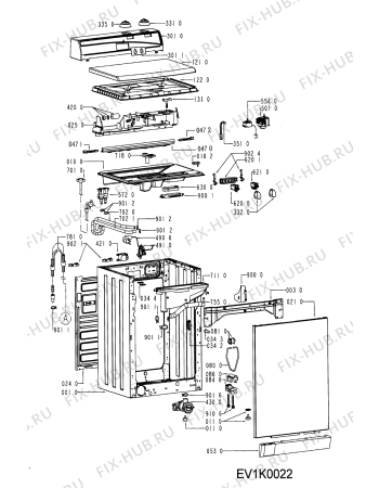 Схема №2 AWV 539 с изображением Лючок для стиральной машины Whirlpool 481246088228