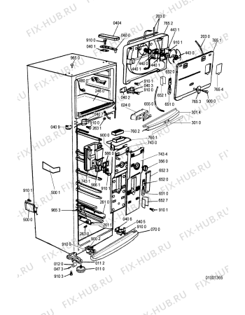 Схема №4 WBM 482/1 IX с изображением Подставка для холодильника Whirlpool 481241828029