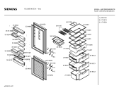 Схема №4 KG36S190IE с изображением Дверь для холодильной камеры Siemens 00239250