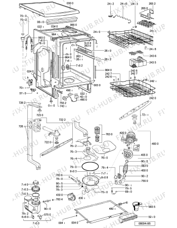 Схема №2 GSI 5411 IN с изображением Запчасть для посудомоечной машины Whirlpool 481248058123