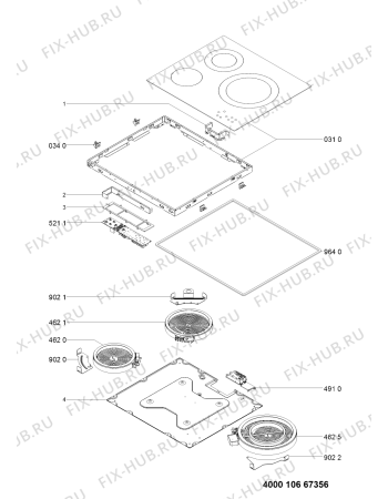 Схема №1 AKS 807/NE с изображением Втулка для электропечи Whirlpool 481010667634