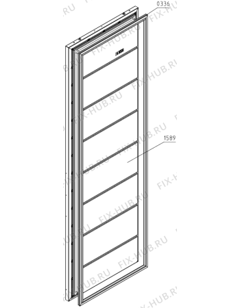 Взрыв-схема холодильника Gorenje FNI5182A1 (728217, ZOFI2488RFH) - Схема узла 03