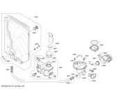 Схема №6 SMS50M48EU с изображением Передняя панель для посудомоечной машины Bosch 00677687