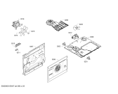 Схема №6 HEN201W2 с изображением Ручка конфорки для духового шкафа Bosch 00625546