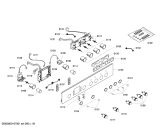 Схема №6 HEN784740 с изображением Панель управления для плиты (духовки) Bosch 00447296