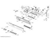Схема №5 HSG738356M с изображением Панель управления для духового шкафа Bosch 00771008