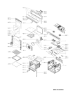 Схема №1 801.588.74 OVN 908 S OVEN (UNBR с изображением Дверь (стекло) духовки для электропечи Whirlpool 481010462054
