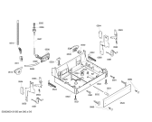 Схема №6 SE3KLE2AU с изображением Передняя панель для электропосудомоечной машины Bosch 00668369