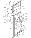 Схема №1 RF4276E (148479, HZS2726) с изображением Дверка для холодильника Gorenje 188193