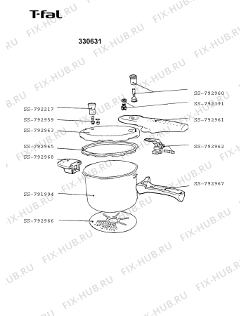 Схема №1 327151 с изображением Кастрюля для духовки Tefal SS-792391