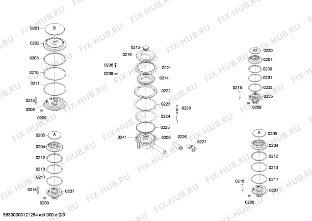 Схема №3 ER512503W с изображением Горелка для плиты (духовки) Bosch 00607157
