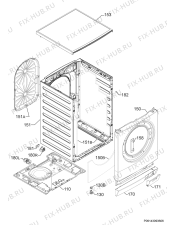 Схема №12 L87480FL с изображением Микромодуль для стиральной машины Aeg 973914531225055