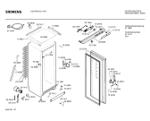 Схема №3 KD37R01 с изображением Уплотнитель двери для холодильника Siemens 00212669