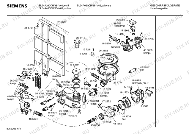 Схема №6 SE54A660 с изображением Вкладыш в панель для посудомоечной машины Siemens 00362325