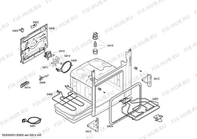 Схема №6 HSV744026N с изображением Фронтальное стекло для духового шкафа Bosch 00247781