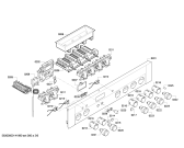 Схема №6 E93M43B0MK с изображением Переключатель для плиты (духовки) Bosch 00614037