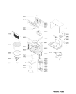 Схема №1 MN 313 BL A с изображением Дверь для микроволновой печи Whirlpool 481010855012