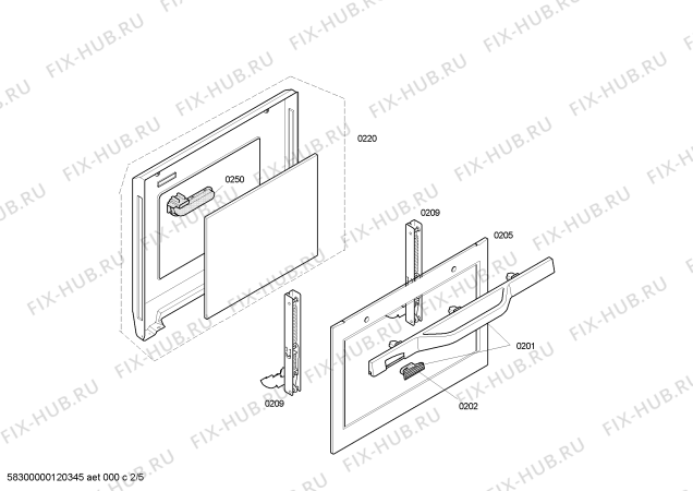 Схема №5 3HF503BP с изображением Ручка конфорки для духового шкафа Bosch 00606683