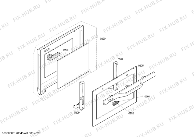 Схема №5 3HF503BP с изображением Ручка конфорки для духового шкафа Bosch 00606684