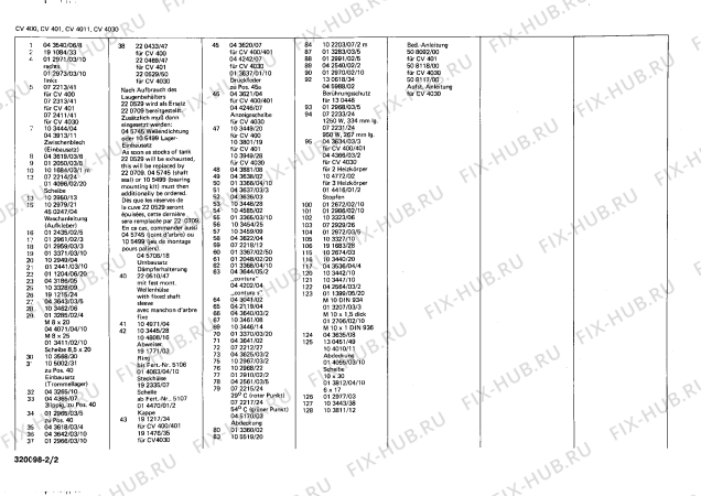 Взрыв-схема стиральной машины Constructa CV400 CONTURA CV400 - Схема узла 02