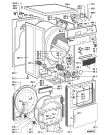 Схема №1 TRA 4221 с изображением Декоративная панель для сушилки Whirlpool 481245219559