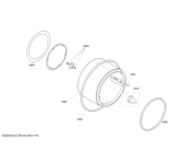 Схема №5 WT46S5B0 с изображением Опорная рама барабана для сушильной машины Bosch 00246201