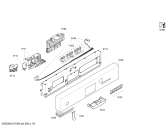 Схема №6 S49T45B1EU с изображением Передняя панель для посудомойки Bosch 00665157