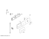 Схема №5 WTE86308GB с изображением Панель управления для электросушки Bosch 00445674