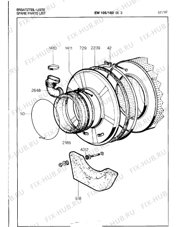 Схема №11 EW125160 с изображением Мотор для стиралки Bosch 00141426