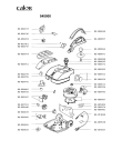 Схема №3 545000 с изображением Крышка для электропылесоса Calor RS-RB0895