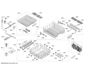 Схема №6 SHP87PW55N SuperSilencePlus 42dBA с изображением Корзина для посуды для электропосудомоечной машины Bosch 00775829