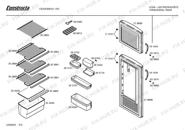 Схема №3 CK255300 с изображением Панель для холодильника Bosch 00367014