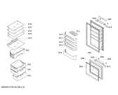 Схема №3 PKIV38V20B с изображением Дверь для холодильной камеры Bosch 00244176