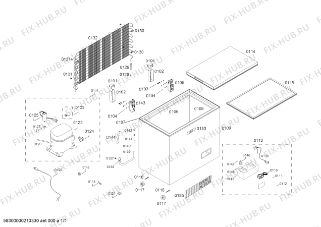 Схема №1 ZT27B7426C CONGELADOR BL CH10P с изображением Канистра для холодильника Bosch 00717460