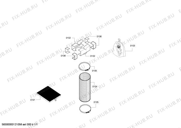 Схема №1 LZ52550 с изображением Уголок для вентиляции Siemens 00649944