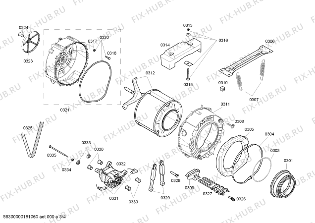 Схема №4 WAE242681W Maxx 7kg с изображением Инструкция по эксплуатации для стиралки Bosch 18003922