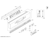 Схема №6 SBI47M15EU с изображением Передняя панель для посудомойки Bosch 00671827