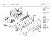 Схема №5 SGS4812FF с изображением Передняя панель для электропосудомоечной машины Bosch 00350441