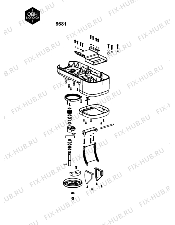 Схема №4 6681 с изображением Мини-ручка для электрокомбайна Seb FS-3073036681