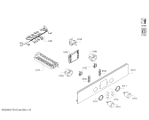 Схема №6 HBN531W1F с изображением Панель управления для духового шкафа Bosch 00796241