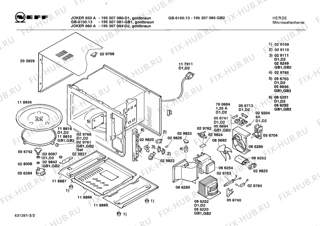 Схема №3 0750491177 HMG730B с изображением Трансформатор для микроволновки Bosch 00086252