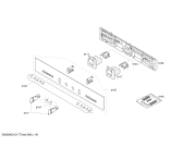 Схема №6 B6784N0 с изображением Болт для духового шкафа Bosch 00611590