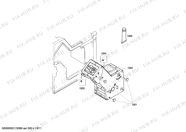 Схема №11 C7660N1 с изображением Панель для электрокофемашины Bosch 00666555