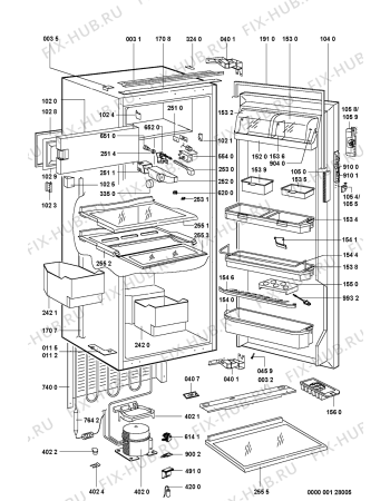 Схема №1 KVI 1609/A с изображением Электрокомпрессор для холодильника Whirlpool 481236038792