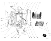 Схема №3 KS61110XC (352834, WQP12-9240G) с изображением Ящик (корзина) для посудомойки Gorenje 366039