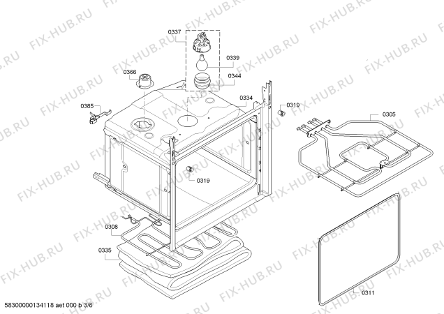 Схема №6 HEA10B220 с изображением Ручка переключателя для плиты (духовки) Bosch 00613686